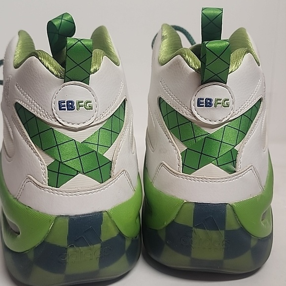 Adidas Seattle Sounders SFC Green,Gray & White High-Top Sneakers Born In 74 Sz13 main image 7
